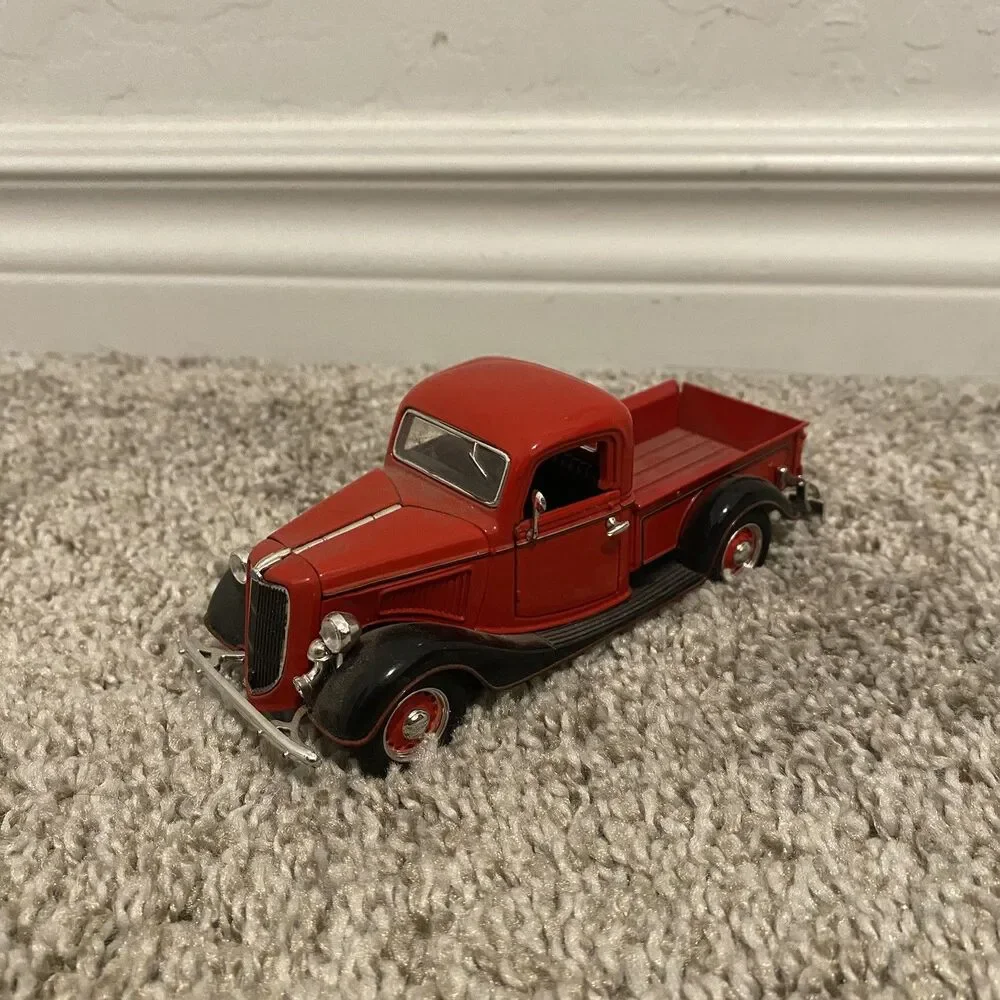 1936 V-8 Ford Pickup, by Arko - Red with Black fenders